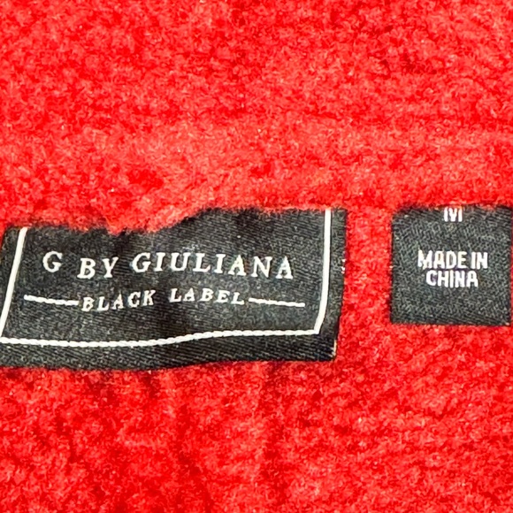G by Giuliana Black Label Faux Suede and Shearling Zip-Front Coat Medium NWOT - Picture 12 of 14